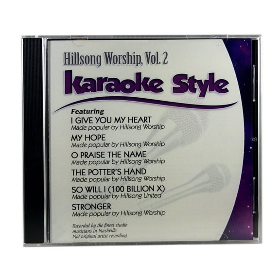 Hillsong Worship Volume 2 Christian Karaoke Style NEW CD G Daywind 6 Songs