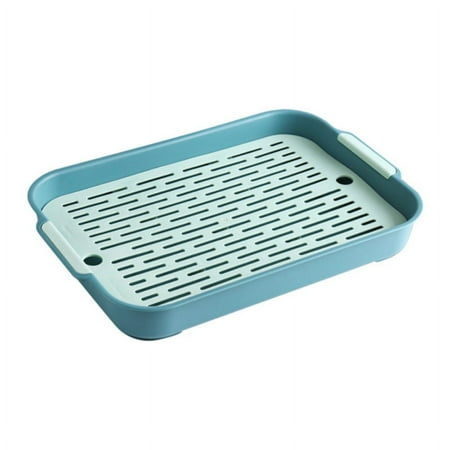 

Drain Tray Glasses Tray Dish Rack Tray Cup Holder Tray Dish Drying Tray Draining Mat for Kitchen Water Storage Capacity Dish Drain Board Bowl Drainer Cup Drain Tray Dryer Tray