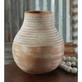 thumbnail image 2 of Signature Design by Ashley Reclove Vase, Distressed White, 2 of 4