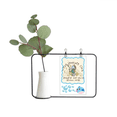 thumbnail image 1 of Hippocampus Marine Life Cartoon Pattern Transparent Glass Hanging Vases Decoration Bottle, 1 of 2