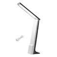 thumbnail image 1 of sweethay Lámpara Led de con protección para los ojos, lámpara de escritorio nocturna táctil, carga USB, lectura, cabecera, aprendizaje, Iluminación y accesorios Blanco negro, 1 of 6