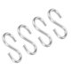 thumbnail image 5 of 20Pcs S Hooks Portable 304 Stainless Steel Metal Hanging Holder Organizer for Key Towel M3, 5 of 5