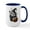 White/Navy Inside, variant on CafePress - Halloween Cupcake Mugs - 15 oz Ceramic Large White Novelty Mug