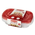 thumbnail image 6 of Rubbermaid Takealongs Food Storage Container, Rectangles Red (Pack of 10), 6 of 6