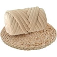 thumbnail image 2 of Hand Knitting Chunky Blanket Yarn : Big Twist Yarn for Arm Knitting,Soft Cozy Giant Yarn,Super Chunky Yarn for Knitting Blankets, Doormats, Pet Houses, Cushions and Rugs,26Yards,1.1 lbs (Beige), 2 of 14
