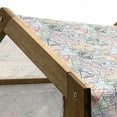 thumbnail image 5 of Colorful Pet House, Retro Postal Pattern Different Countries Traveling Tourism Elements Composition, Outdoor & Indoor Portable Dog Kennel with Pillow and Cover, 5 Sizes, Multicolor, by Ambesonne, 5 of 5