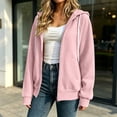 thumbnail image 6 of YanHoo Zip Up Hoodies Women Oversized Casual Y2K Long Sleeve Hooded Sweatshirts Fall Spring Track Jackets, 6 of 8
