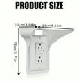 thumbnail image 2 of LAMIRO Power Wall Outlet Shelf – Space Saving Plug and Charging Wall Shelf for Cell Phone, 2 of 7