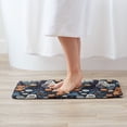 thumbnail image 3 of Front Door Mat, Cute ghost in the flowers Indoor Mats for Bedroom Bathroom Kitchen, Floor Mat Non-Slip, Soft Carpet Floor Cover Machine Washable Entryway Mat - 20x31.5in, 3 of 6
