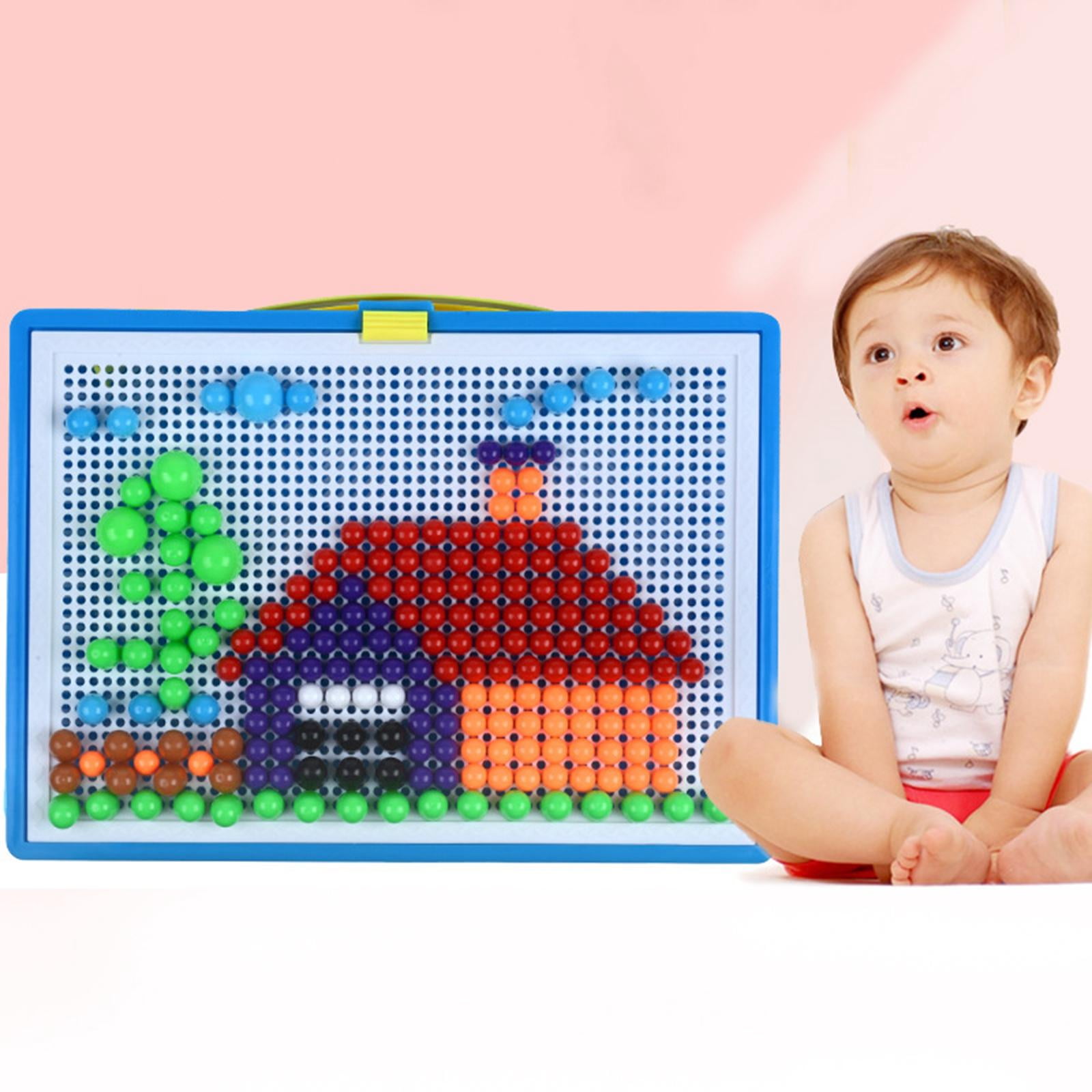 Shangren Color Matching Mosaic Pegboard Early Educational Board Game For Party Favors 310 310 Pegs Other 29.5x21x3cm