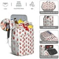 thumbnail image 4 of Fruit Inspired Strawberry Cooler Backpack - 20L Insulated Leakproof Bag for Outdoor, Work & School, Multiple Storage Pockets, 4 of 5