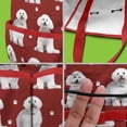 thumbnail image 5 of Garden Tool Bag,Pink Bichon Frise Garden Tool Organizer,Garden Gifts,Waterproof Multi-Pocket Garden Tool Storage 11.8x5.5x11.4 Inch(Tools NOT Included), 5 of 6