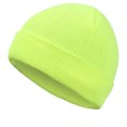 thumbnail image 1 of Sonducket Nuevos sombreros de invierno para mujer, gorros para niñas, gorro de punto sólido bonito, gorros de otoño para niñas, gorros, gorro Sombreros Limon amarillo, 1 of 4