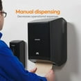 thumbnail image 3 of COASTWIDE Auto-Cut Hardwound Paper Towel Dispenser Black CWJMHT-B-CC, 3 of 8