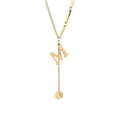 thumbnail image 5 of Carroterr Fashion Initial Letter Necklace For Women 26 Letter Drop Necklace Not Fade I2X9, 5 of 10