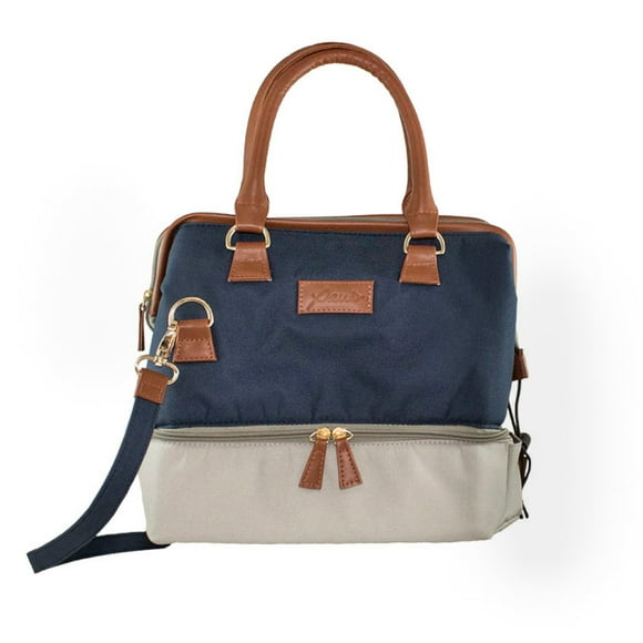 Lonchera Alo Termica Bolsas Pawo Color Azul con Portabotellas