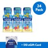 PediaSure Grow & Gain Kids’ Nutritional Shake, with Protein, DHA, and Vitamins & Minerals, Banana, 8 fl oz, 24-Count with complimentary $10 eGift Card