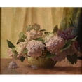 thumbnail image 2 of Gaston Lecreux 24x20 Black Ornate Framed Double Matted Museum Art Print Titled: Flowers, 2 of 5