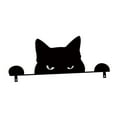 thumbnail image 2 of Adorno de metal para puerta de gato, adorno para marco de puerta, decoración para puerta o ventana, adorable placa de arte de pared, silueta de gato Estilo A, 2 of 8
