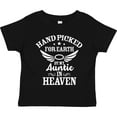 thumbnail image 3 of Inktastic Handpicked for Earth by My Auntie in Heaven with Angel Wings Boys or Girls Toddler T-Shirt, 3 of 5
