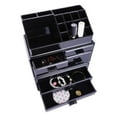 thumbnail image 3 of Ktaxon Makeup Holder Jewelry Organizer Acrylic Drawer Cosmetic Case Storage Box Black, 3 of 6