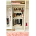 thumbnail image 6 of Double Decker Hanging Boot Storage with 12 Silver Boot Hangers, 6 of 6