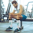 thumbnail image 6 of Coolnut Shark Compression Socks for Men & Women 1 Pack, Knee High Stockings for Running, Sport, Hiking & Travel, 6 of 6
