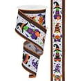 thumbnail image 2 of Shop our 2.5" Halloween Gnome Polka Dot Ribbon: White (10 Yards), 2 of 5