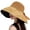 Yellow, variant on Women's Sun Hat Large Brim Foldable Breathable Floppy UV Decor Women Sunscreen Summer Hat Beach Cap