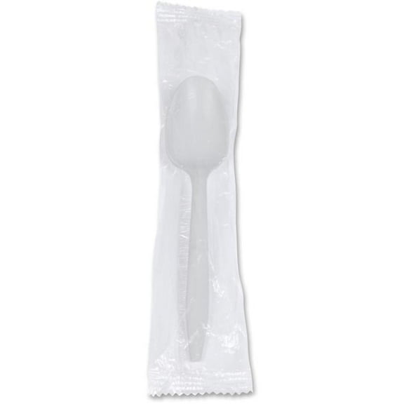 Plastic Wrapped Medium-Weight Spoons