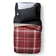 thumbnail image 6 of Dawn 10-Piece Twin Essentials in Simon, Twin/Twin XL Comforter, Collegiate Plaid in Burgundy, Tan and Black, 6 of 7