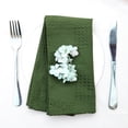 thumbnail image 4 of suxuMhao Waffle Patterned Cloth Napkins - Cotton Cloth Napkins, Napkins Cotton,Dinner Cloth Napkins, Washable Napkins,Reusable Napkins Washable, 15×15 IN, Set of 8,Green - Suitable for Daily Dining, 4 of 5