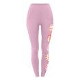 thumbnail image 4 of EQWLJWE Women's Easter Yoga Pants Workout Joggers Cute Easter Eggs Graphic Full Length High Waist Leggings Gifts for Your Family(Pink,S), 4 of 4