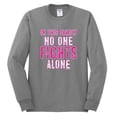 thumbnail image 2 of In This Family No One Awareness Mens Long Sleeve Shirt, Heather Grey, 2XL, 2 of 3