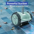 thumbnail image 2 of Ktaxon Gear Drive Automatic Suction Pool Cleaner for Above Ground & Inground Pools w/ 12 Grey Hoses, 132-2C, Green, 2 of 8