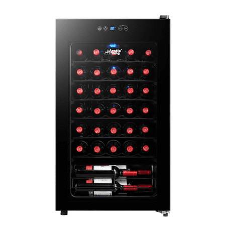 Arctic King Premium 34-Bottle Wine Cooler (Best Wine Fridge For Beer)