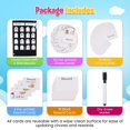 thumbnail image 4 of Tableau de Chores/recommandation pour Enfants, Grand Tableau de Récompense 30"x20 Pouces 20, Tableau de Chores Personnalisable à 100 % avec Marqueur Effaçable à Sec, Tableaux de Chores pour Plusieurs Enfants, Tableau d'Argent, Auto-Motivant, Tableau Comportemental - Noir, 4 of 4