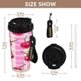 thumbnail image 2 of BZSMCE Coffe Bottles Stainless Steel Water Bottle With Fasshion Cherry Bliss Printed, 2 of 8