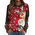 thumbnail image 2 of Suéteres navideños feos, suéteres de gran tamaño, sudaderas con estampado divertido en 3D para fiestas navideñas, sudaderas para fiestas, cumpleaños y Navidad, 2024, 2 of 5