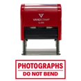 thumbnail image 4 of Photographs DO NOT Bend Self Inking Rubber Stamp (Red Ink) - Medium, 4 of 6