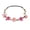 Pink, variant on Headbands for Women Small Rose Floral Wreath Summer Adult Girls Elastic Hair Wrap Womens Headbands