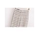thumbnail image 5 of Pantalones a cuadros liuwei HH TRAF 2024 Mujer Cintura elástica Traje suelto Largo, 5 of 5