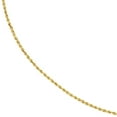 thumbnail image 2 of 14k Yellow Gold Hollow Rope Chain Necklace 4mm Lobster Claw Closure 22 Inch Chain Necklace for Women and Men, 2 of 2
