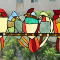thumbnail image 3 of RADIANCE Goods Tiffany-Style Animal Design Window Panel 26" x 9", 3 of 7