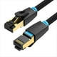 thumbnail image 1 of Cable Ethernet Cat 8 de 8 M de Longitud, Cable de Conexión RJ45 de 40 Gbps y 2000 MHz, Cable de Red de Alta Velocidad para Juegos, Portátiles y Routers., 1 of 5
