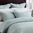 thumbnail image 2 of Calla Angel Sage Garden Luxury Pure Cotton Pillow Sham, King Pillow, Light Aqua, 2 of 3