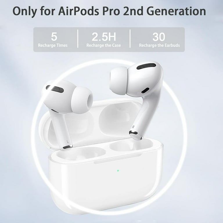 Compatible with AirPods Pro 2 Generation Earbuds Replacement Compatible with AirPods Pro 2 Generation Earbuds Replacement