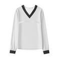 thumbnail image 6 of ZJXFGS Womens Crewneck Sweatshirt,Women Sweatshirt,Sweat Shirts for Womens,Womens Sweatshirts,Sweatshirt Women,Cotton Sweaters for Women White L, 6 of 6
