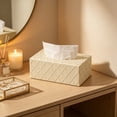 thumbnail image 6 of Tissue Box Cover,Square Tissue Box Cover,Decorative Tissue Holder for Living Rooms, Bedrooms, And Desks,Aesthetic Cube Napkin Dispenser Accessories, 6 of 6