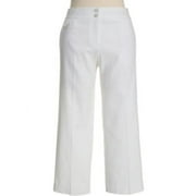 George ME - Women's Textured Cotton Crop-Length Pants